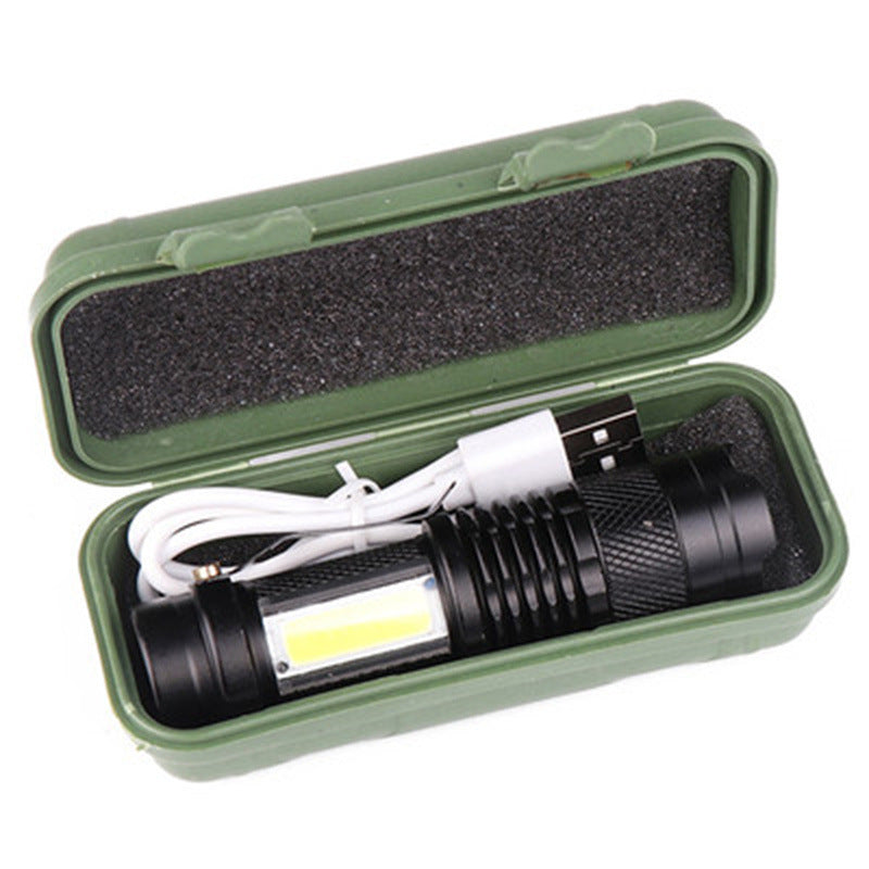 Outdoor Glare Zoom LED Flashlight