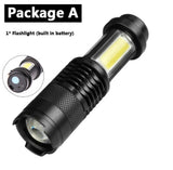 Outdoor Glare Zoom LED Flashlight