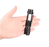 Outdoor Glare Zoom LED Flashlight