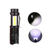 Outdoor Glare Zoom LED Flashlight